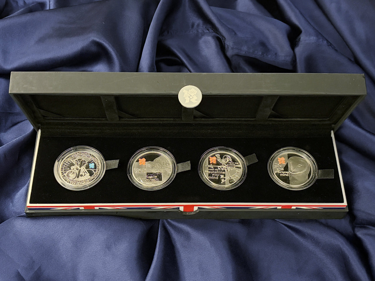 イギリス】2012年ロンドンオリンピック記念 シルバーコインセット 4枚