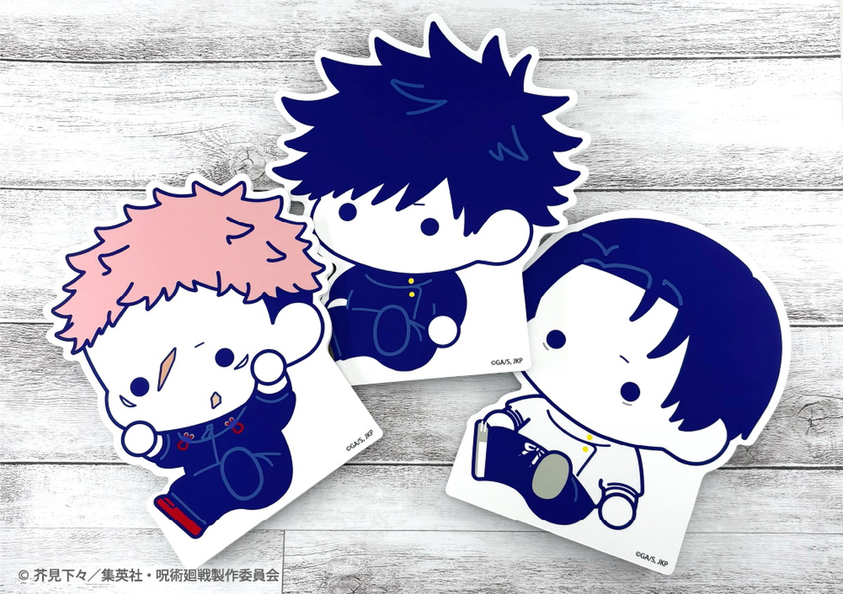 呪術廻戦 ダイカットパネル 発売! 乙骨ら等身 & ぷにきゅ～とイラスト登場