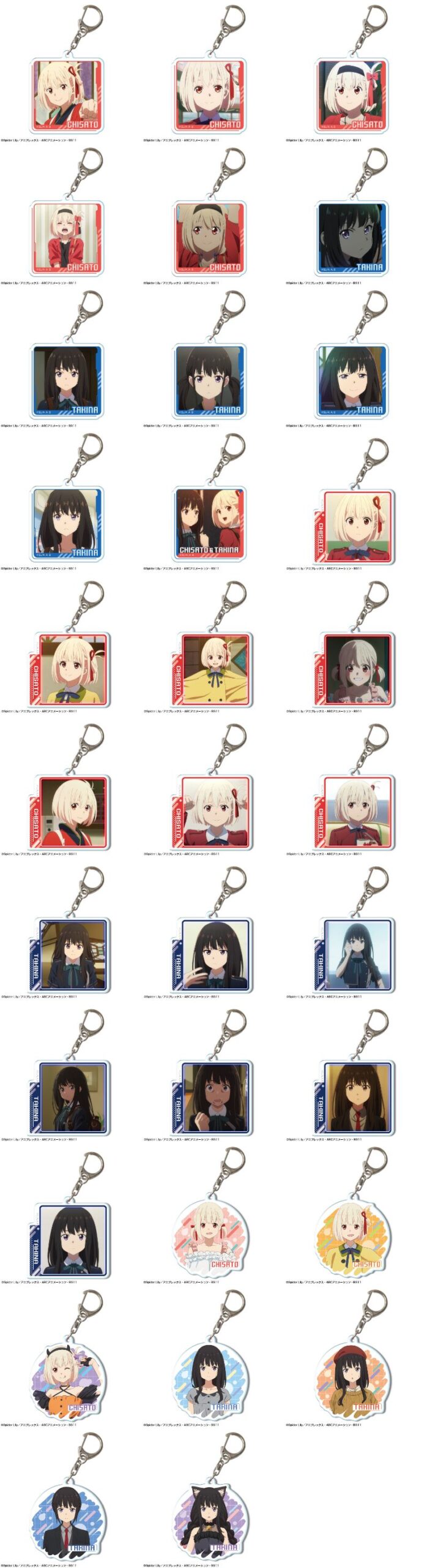 リコリス・リコイル 好評につき、千束&たきなのリコリコグッズ 5月再販!