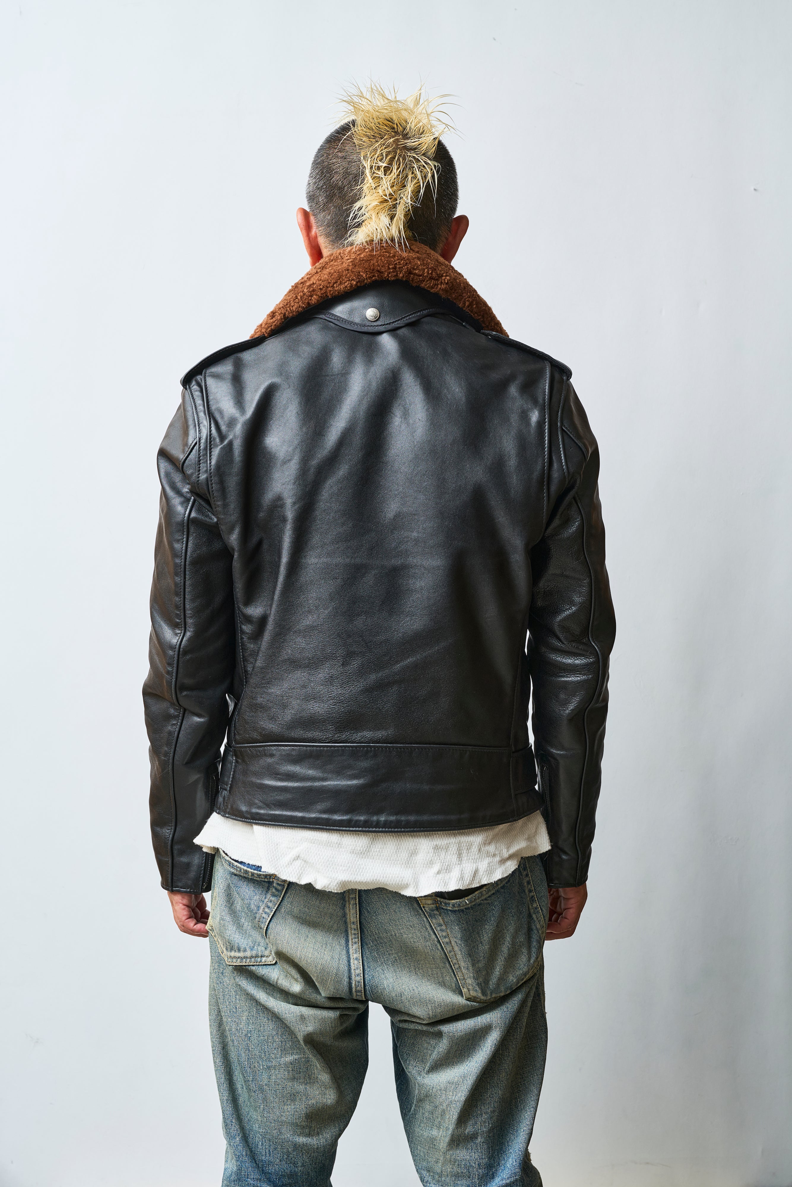 Lightning 30周年記念企画】Schott × モヒカン小川 ワンスター専用