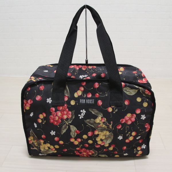 黒チェリーボストンバッグ - ピンクハウス通販｜リサイクルブティック