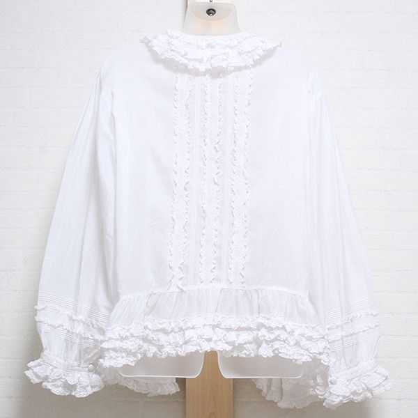 白レース使いローンオーバーブラウス - ピンクハウス通販｜リサイクル