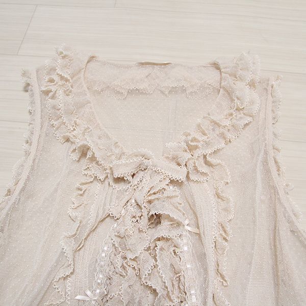 生成ドットチュールブラウスセット - ピンクハウス通販｜リサイクル