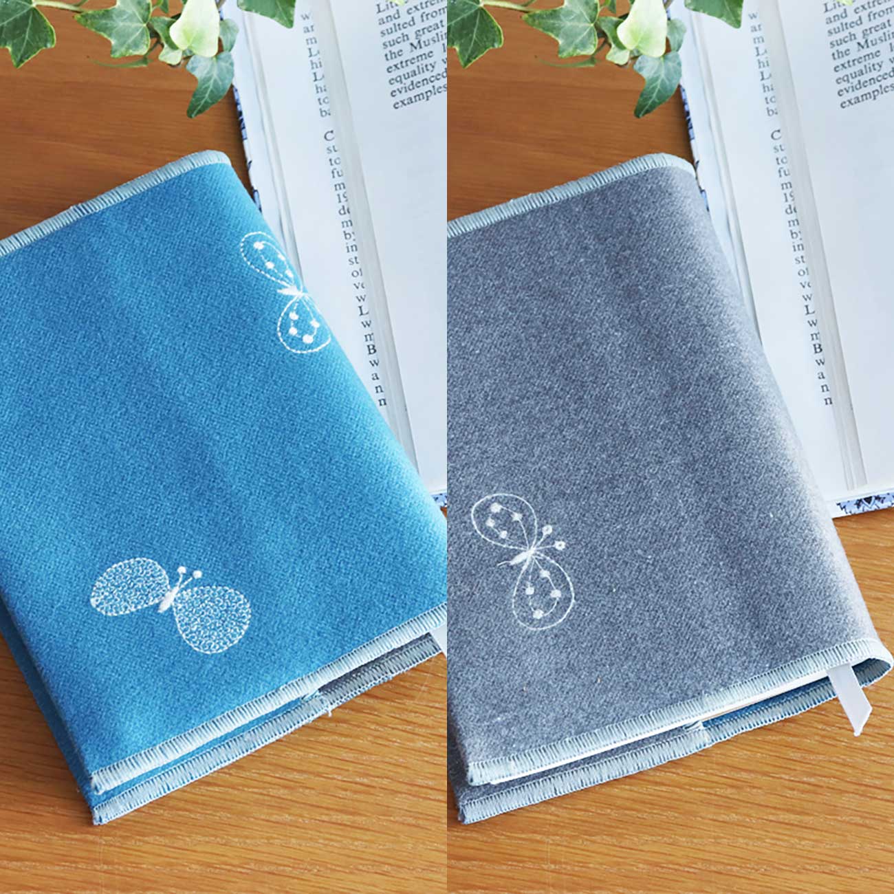 数量限定！ミナペルホネン”choucho”生地のブックカバー、販売中 | clumsy