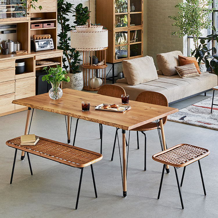 ケイン ベンチ ナチュラル | 家具・インテリア通販サイト CRASH GATE