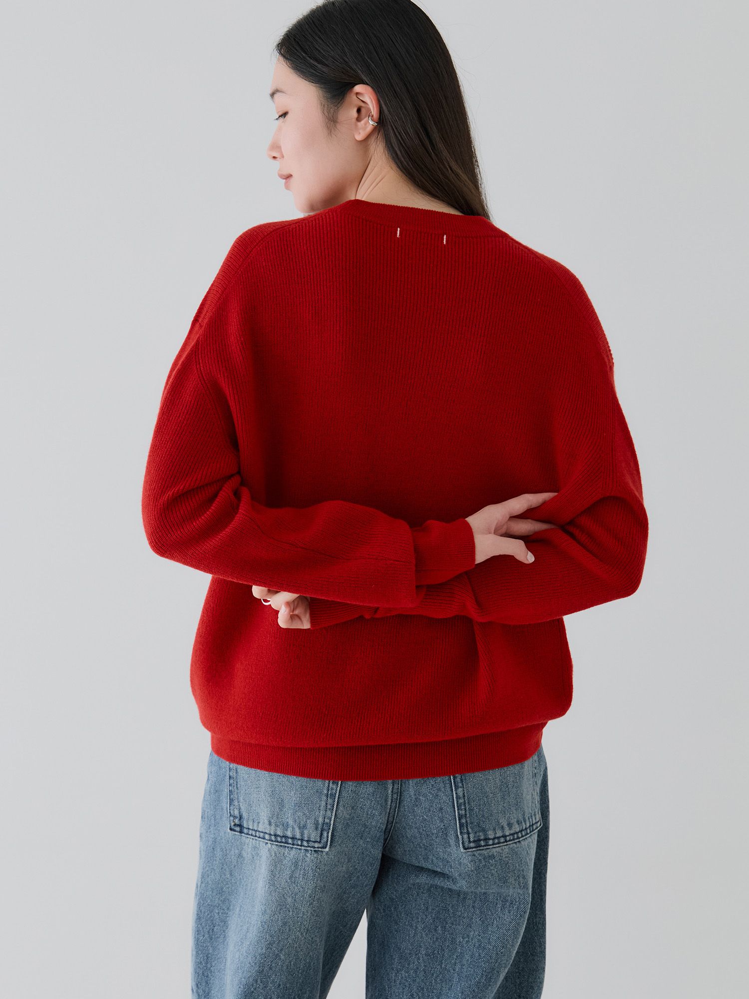 crewre online store / カシミアブレンドメリノウールニット