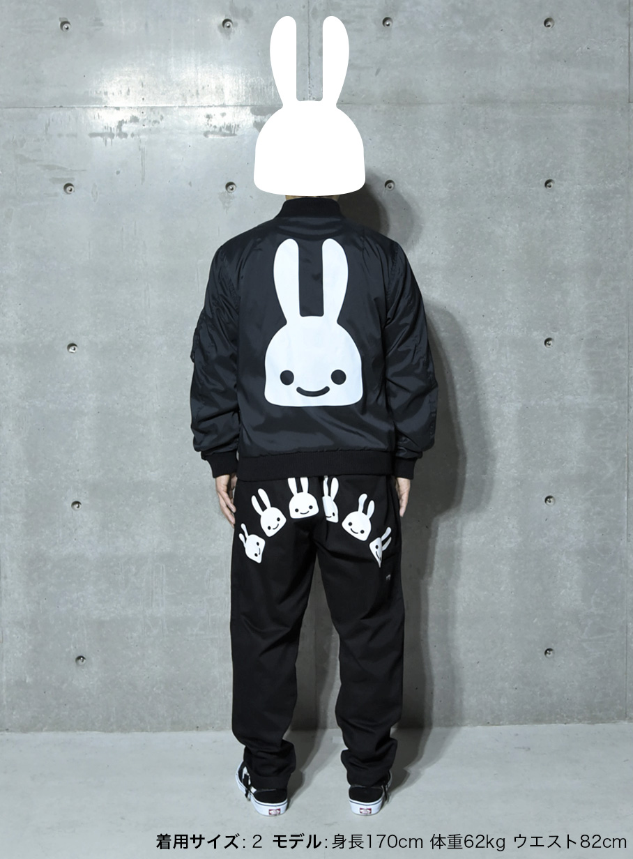 骨スカジャン｜ウサギがいる｜CUNE ONLINE STORE