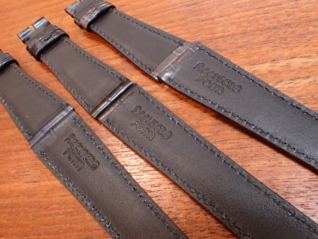 クロコダイル革ベルト パテックフィリップDバックル用 ブラック 限定