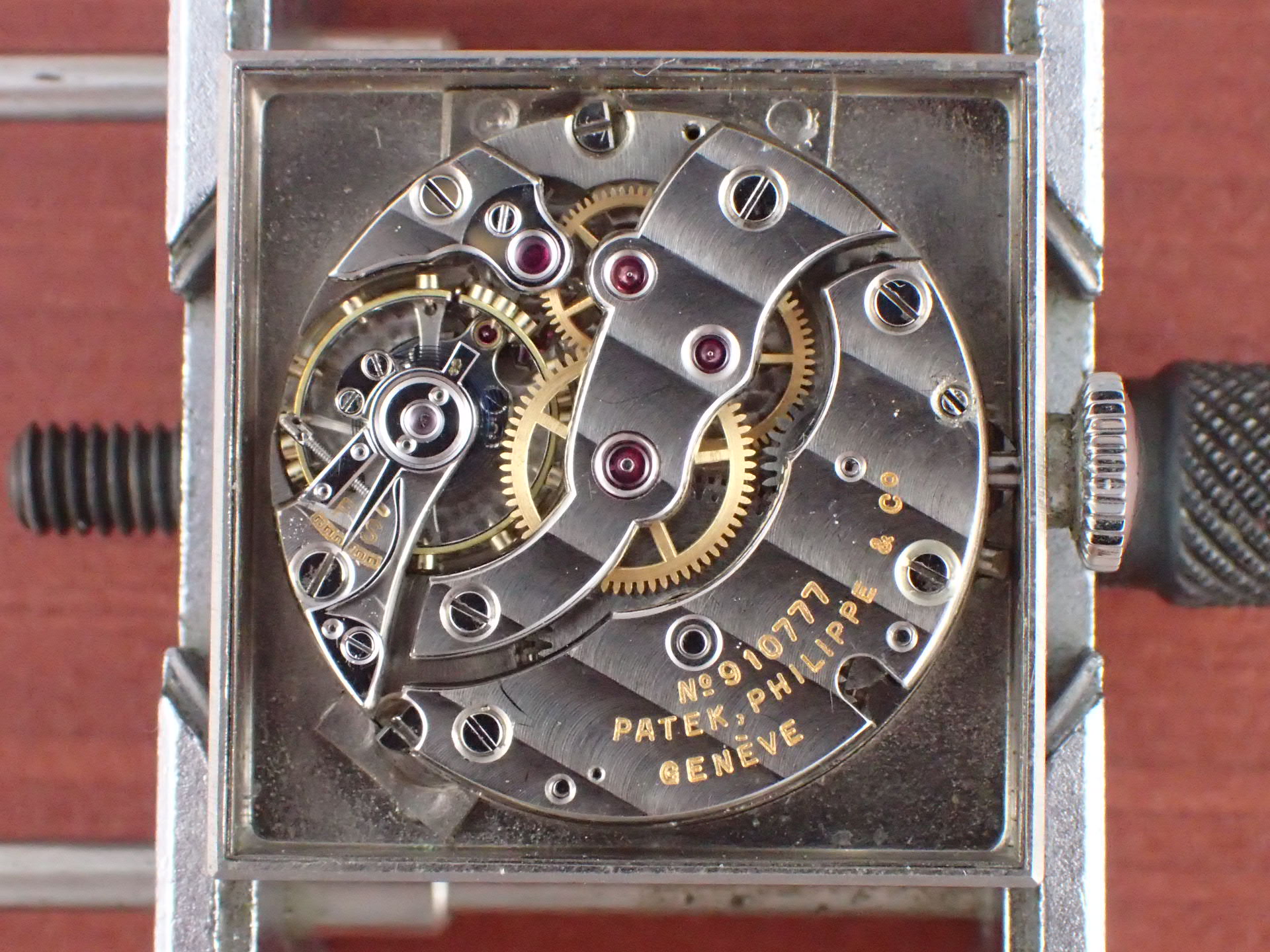 パテックフィリップ スクエア防水ケース Ref.1485 ピンクDL 1940年代