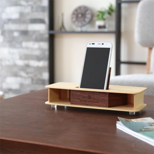 旭川クラフト 木ライフプロダクト 弦 国産クラフト 木製 スピーカー