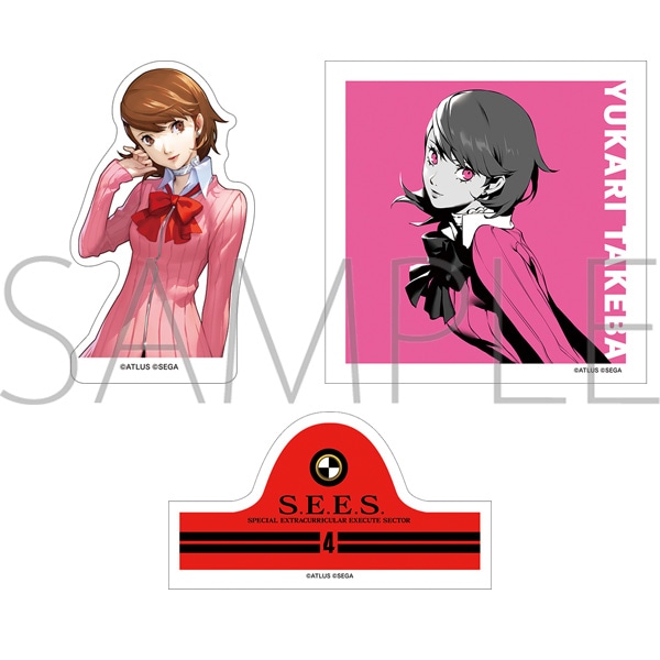 ペルソナ3 リロード メタルステッカーセット 岳羽 ゆかり: キャラ