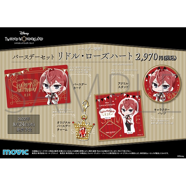 ディズニー ツイステッドワンダーランド バースデーセット リドル