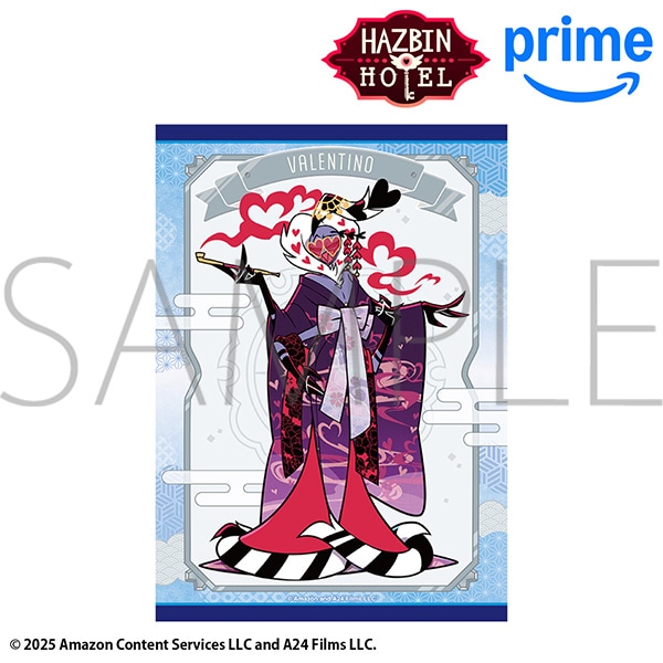 ハズビン・ホテルへようこそ B2布ポスター／ヴァレンティノ 和服