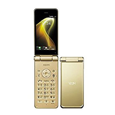 SoftBank AQUOS ケータイ2 601SH ゴールド|中古ガラケー格安販売の