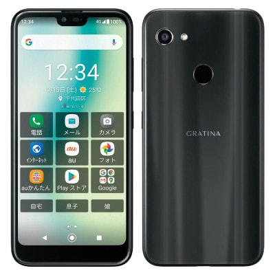 SIMロック解除済】au GRATINA KYV48 Black|中古スマートフォン格安販売