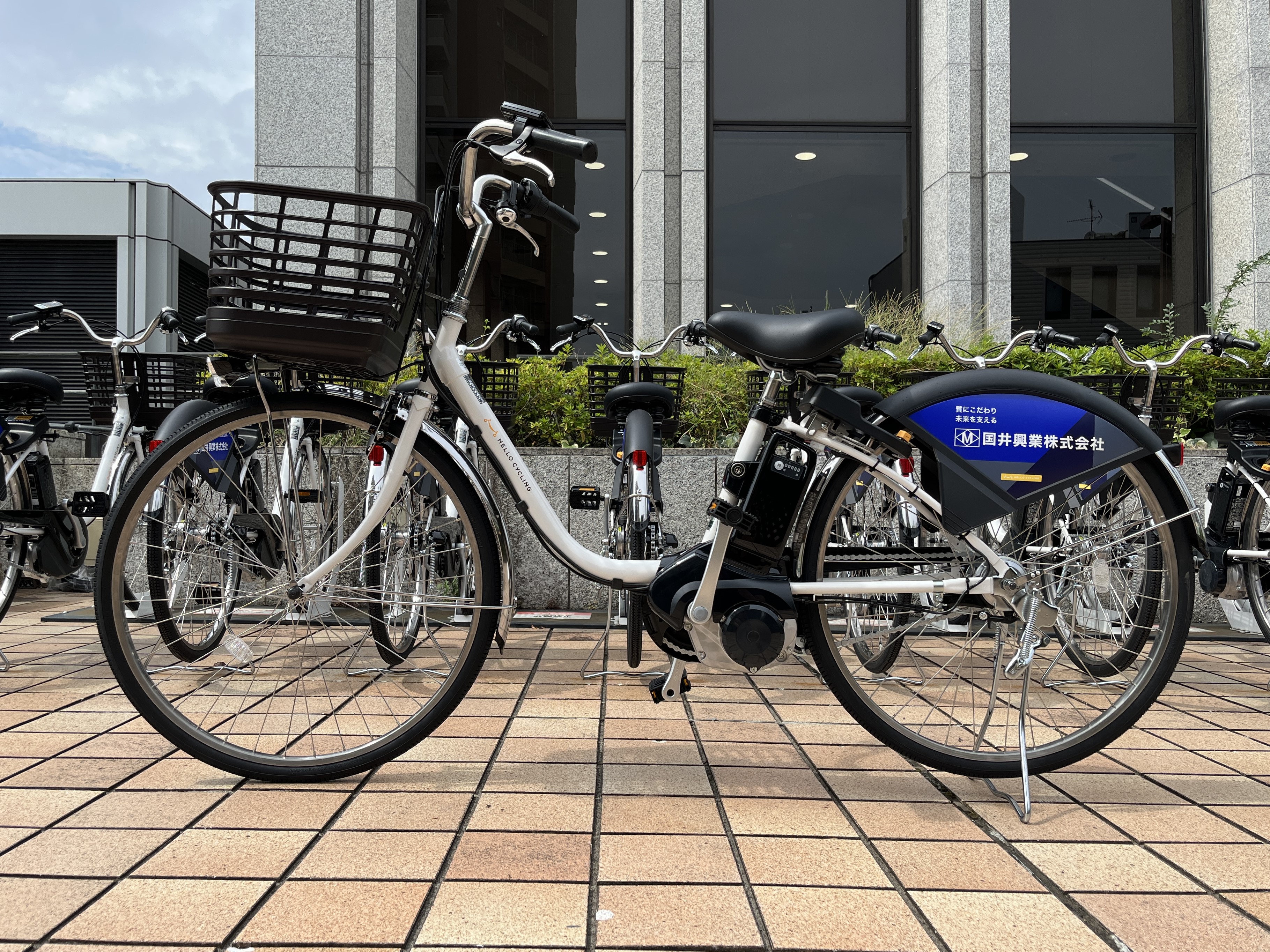 国井興業株式会社がシェアサイクルサービス 「HELLO CYCLING」へ電動
