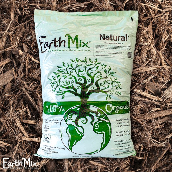 BAG EarthMix® Natural™ Brown Hardwood Bark Mulch / 36L / 1.25 cu ft