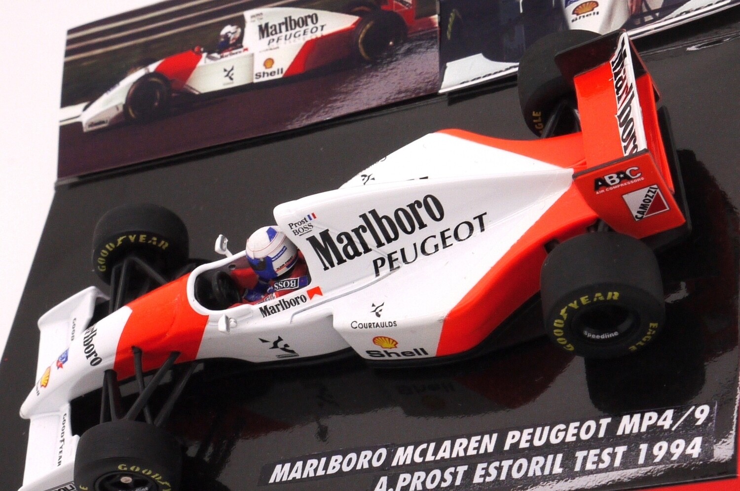 1994 Minichamps Marlboro Mclaren MP4/9 A.Prost Test car 1/43 scale