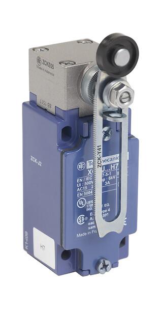 XCKJ115H7 - Limit switch, XC Standard, 600 VAC 10 amp XCKJ +