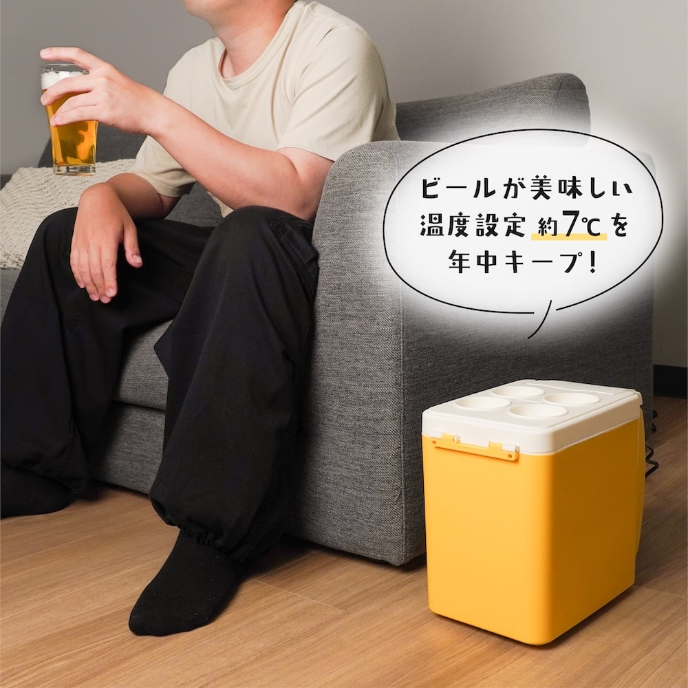 6缶パックがすっぽり入る「6缶ビール冷蔵庫」 | 【公式】サンコー通販