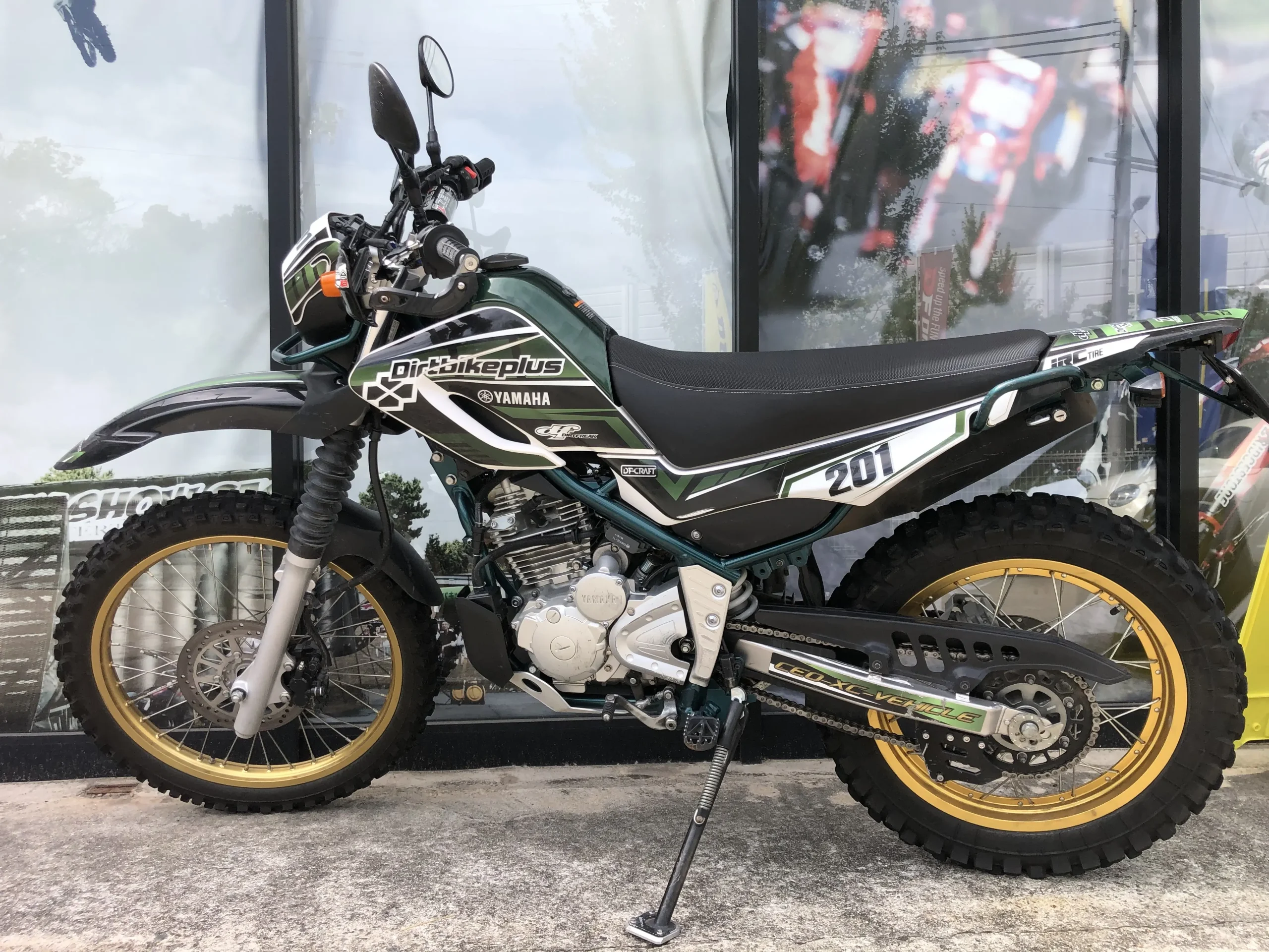 ダートバイクプラスブログ|ZETAのハイシートを装着したセロー250で長