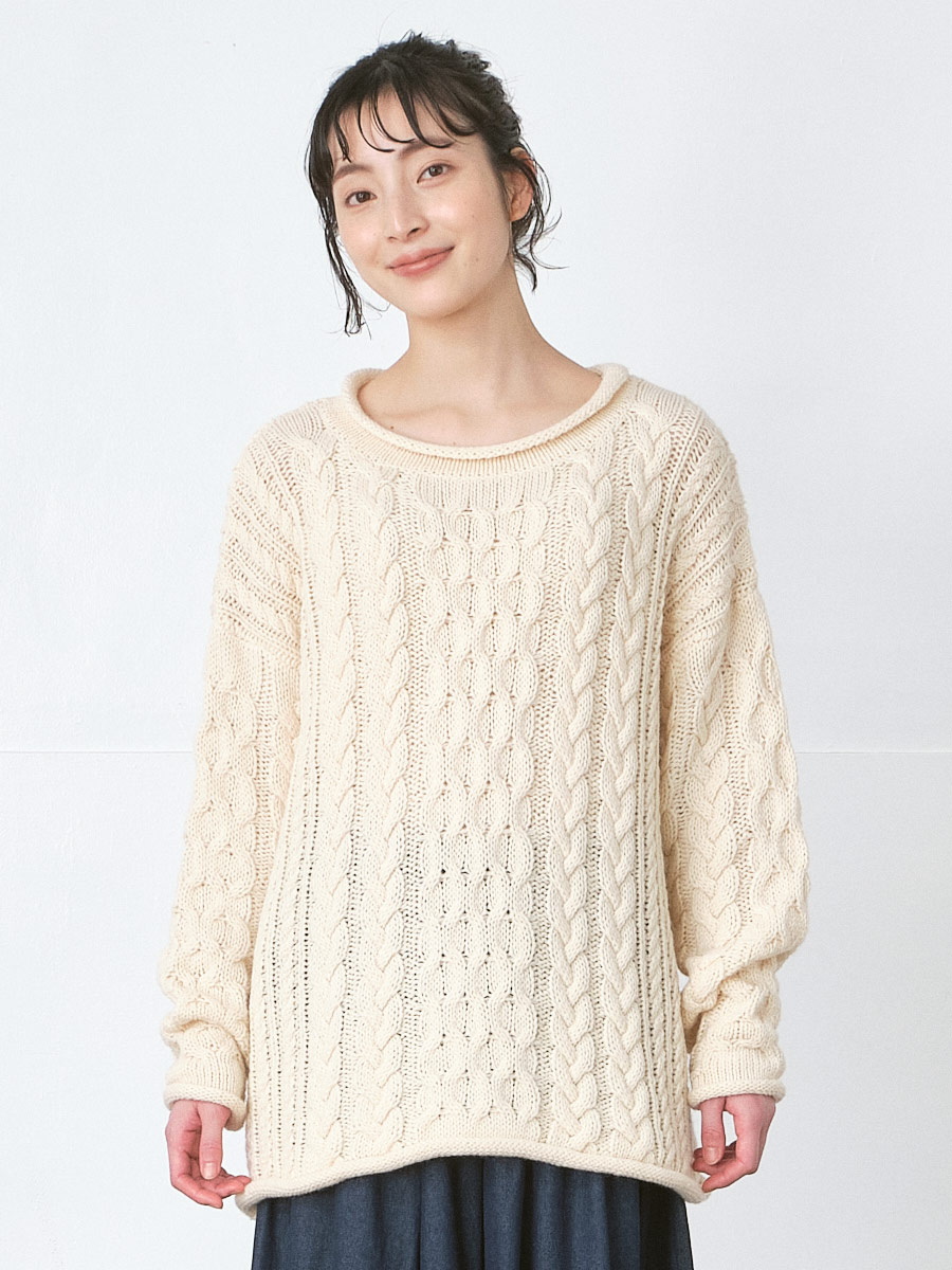 ケーブル編みニットプルオーバー | ニット | 【公式】D*g*y ONLINE