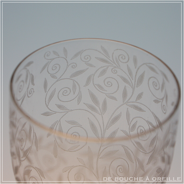 オールドバカラ アンティーク DE BOUCHE A OREILLE / Baccarat Golfe