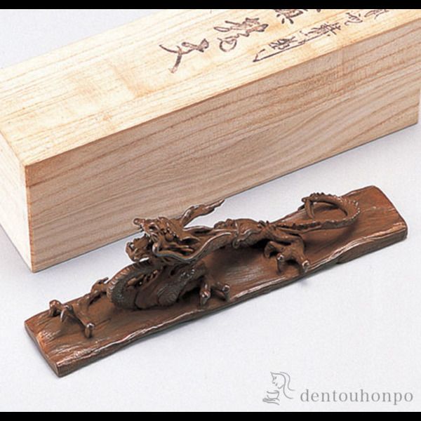 送料無料】 銅製 文鎮 龍文 / 書道 高級 人気 お土産 おすすめ 高岡