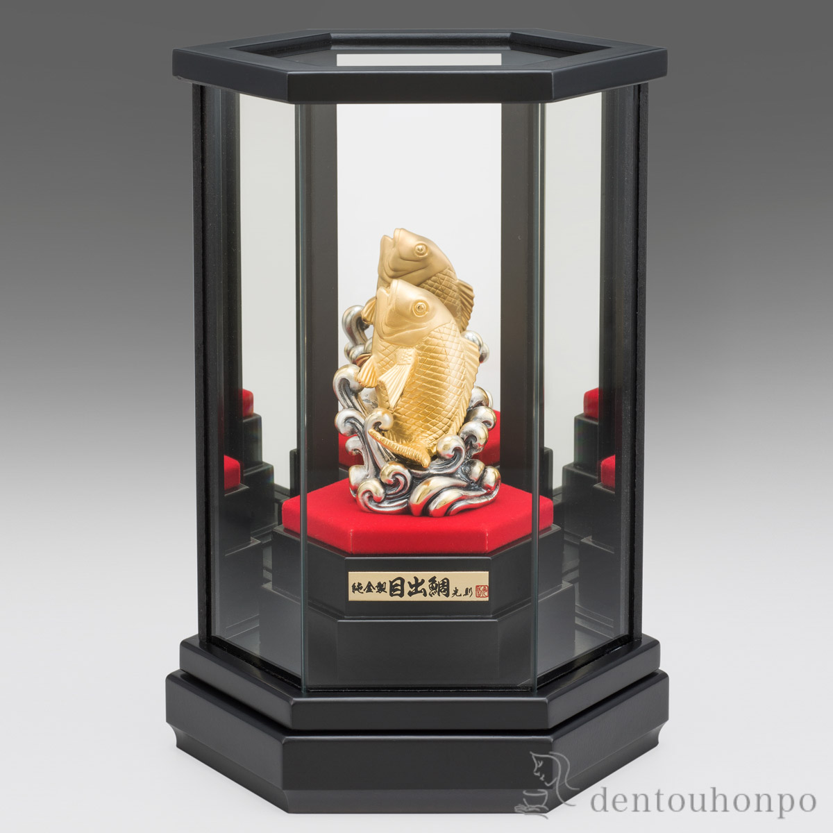 送料無料】 純金 目出鯛 B 純金12g / 高級 コレクション 美術品 工芸品