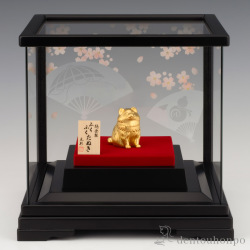 送料無料】 純金 梅にうぐいす 彩色 60g / 高級 コレクション 美術品