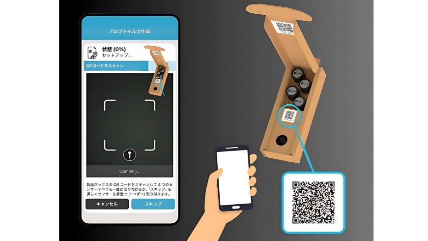 スマホでタイヤの空気圧と温度を簡単にチェックできるケイヘブンズの