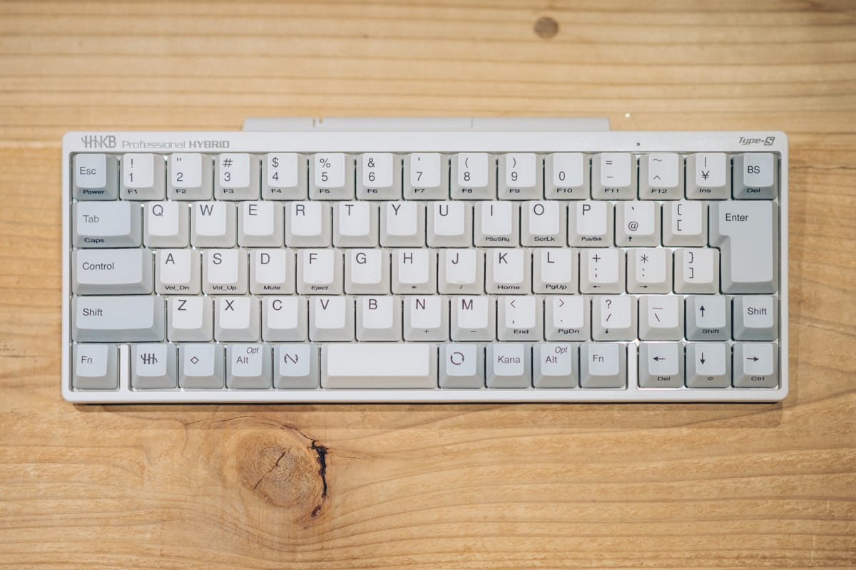 HHKB Professional HYBRID Type-S レビュー！心地よい打鍵感と独自キー