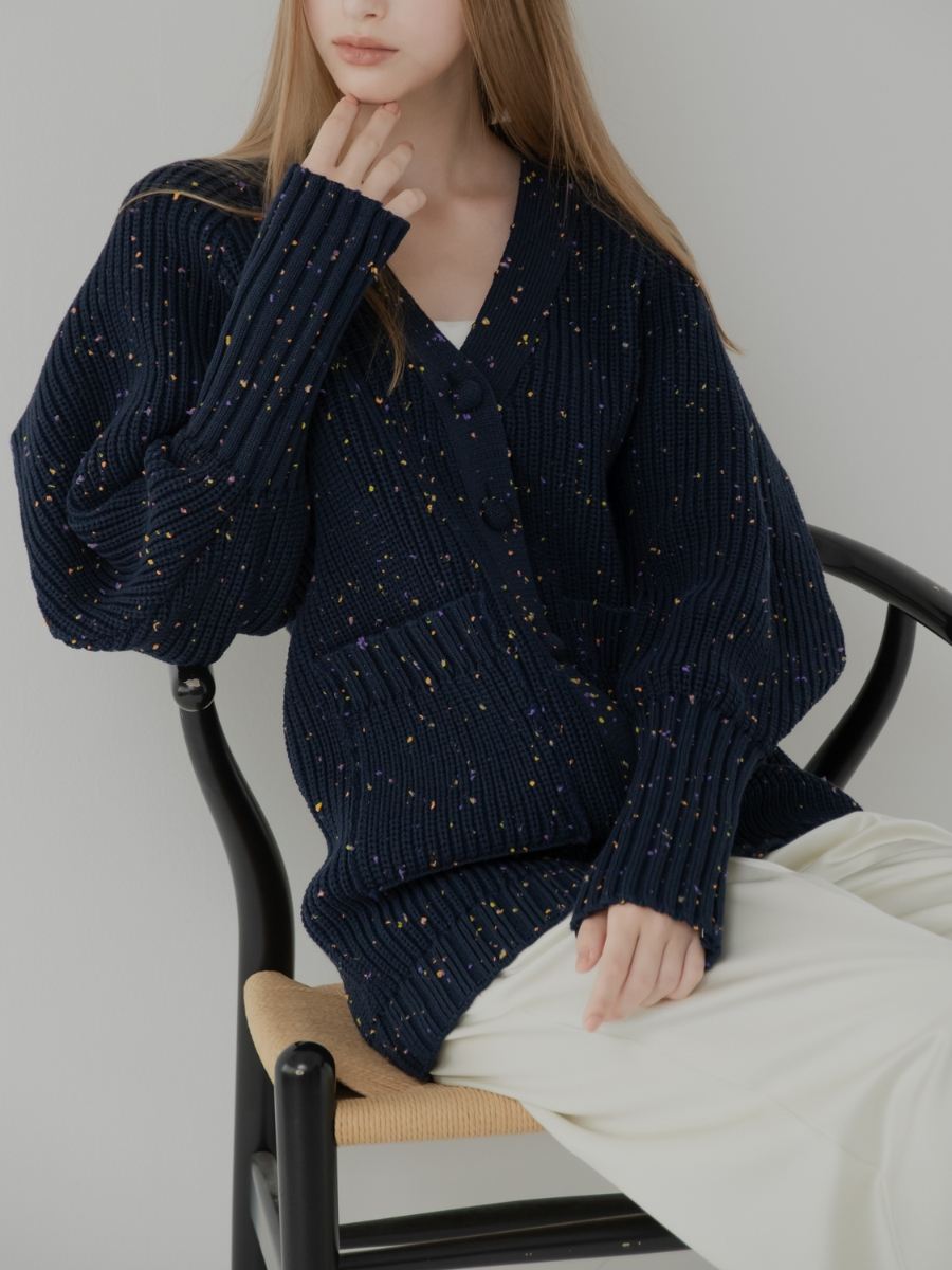 nuit cardigan/white | maison de Dolce.