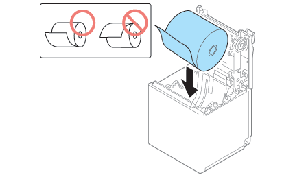 ロール紙のセット/交換 - TM-m30 - EPSON