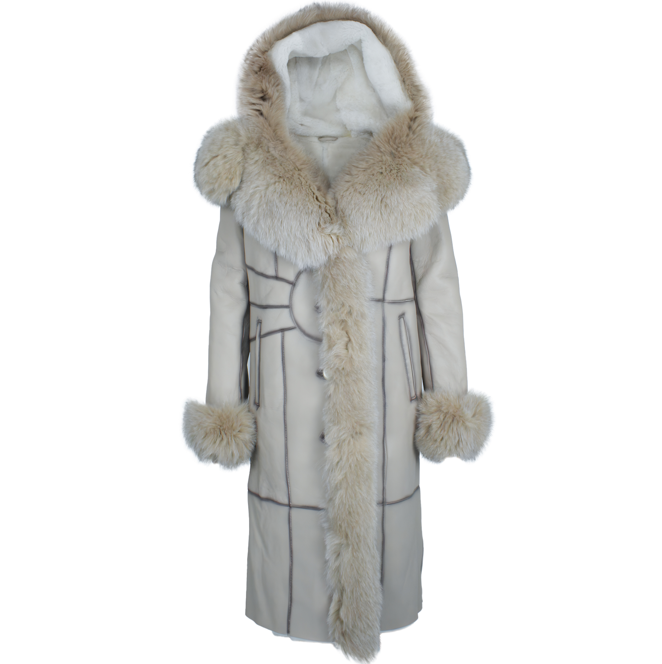 Acro Shearling Trench Coat - Daniel's Leather