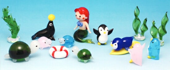 dショッピング |【ガラス細工】 ウミガメ（海亀） 亀 カメ かめ 海ガメ