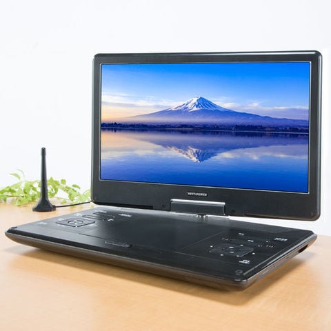 dショッピング |ポータブルテレビ ワイド 14.1インチ DVDプレーヤー