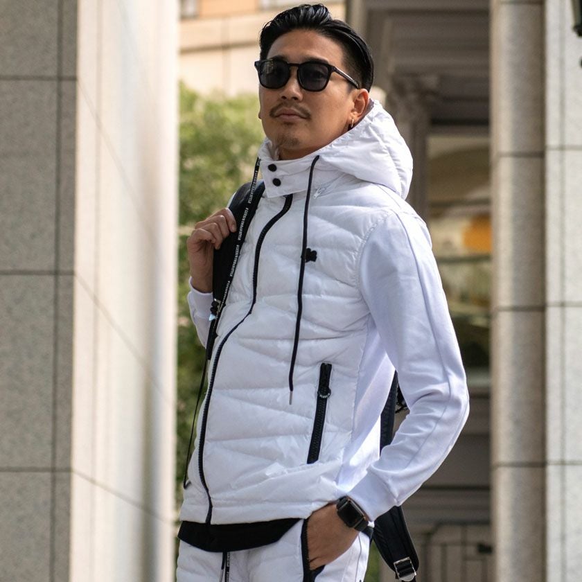 SALE】LUXE/R【ラグジュ】 フード着脱式切替ダウン/全3色アウター