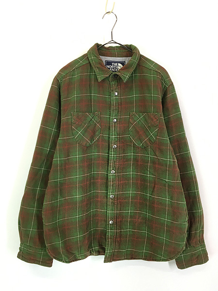 古着 TNF The North Face オンブレ シャドー チェック パデット