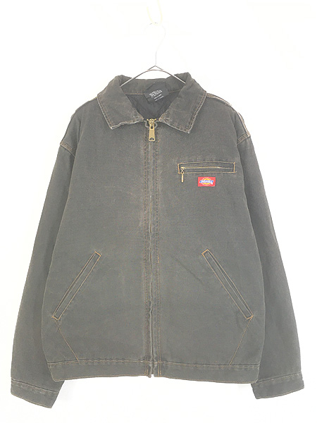 古着 00s- Dickies キルティング ライナー BLK オールブラック ダック