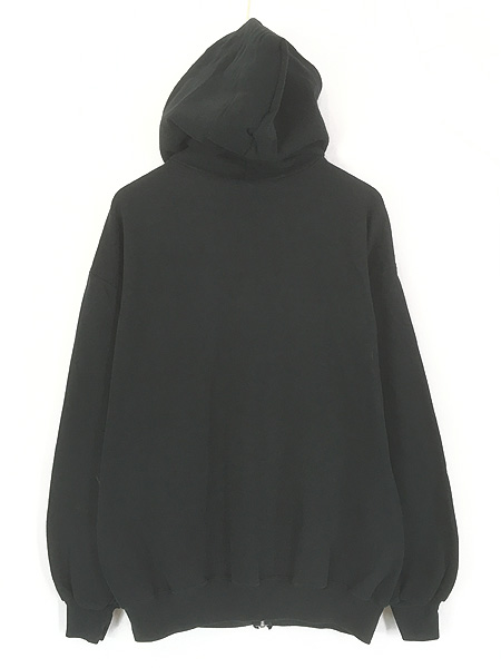 古着 90s USA製 Jerzees 無地 プレーン セットイン スウェット ジップ