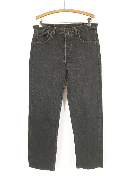 古着 90s USA製 Levi's 501-0697 サルファ ブラック デニム パンツ