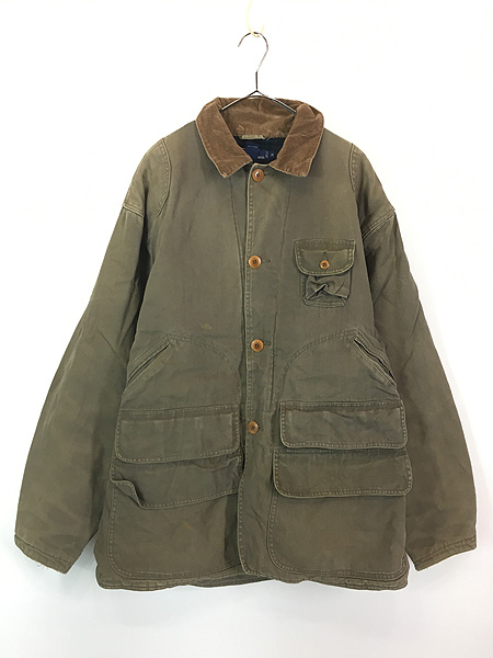 古着 90s Polo Ralph Lauren ウール ブランケット 襟 コーデュロイ