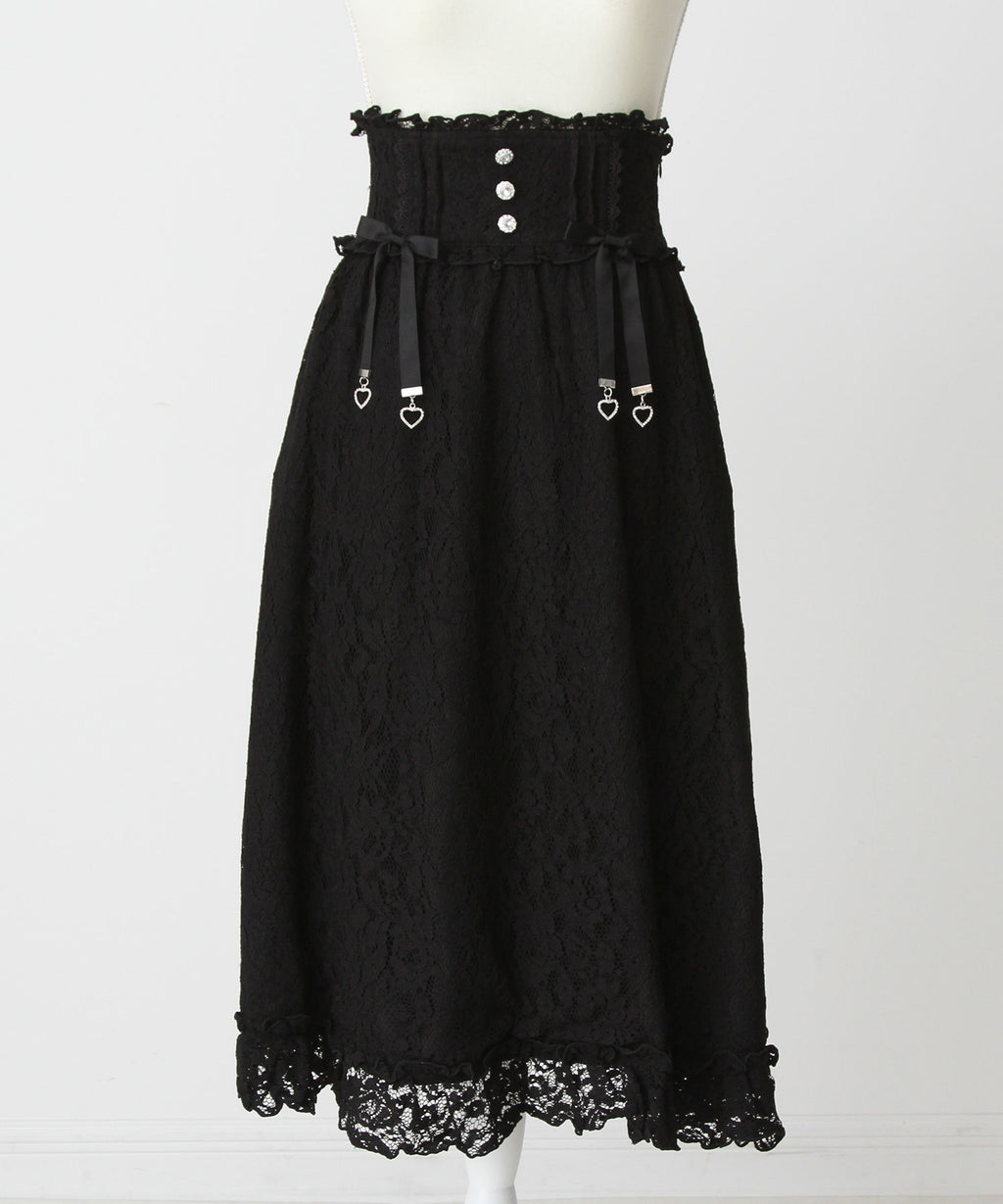 選べる丈レースフリルリボンスカート – レディースファッション通販の