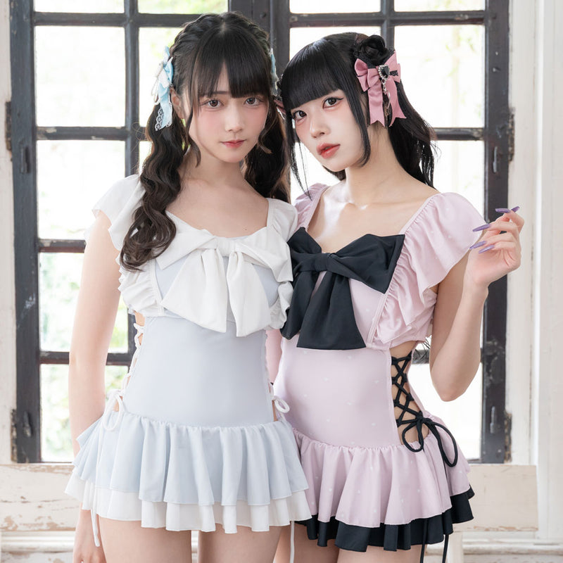 サイドレースアップリボン水着 – レディースファッション通販の夢展望