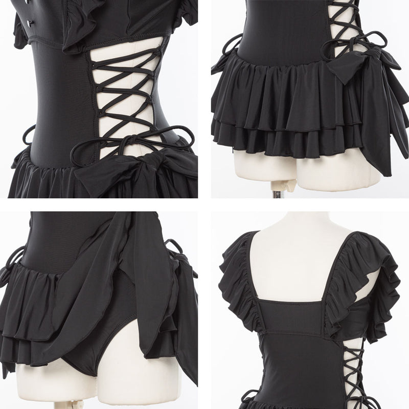 サイドレースアップワンピース水着 – レディースファッション通販の夢