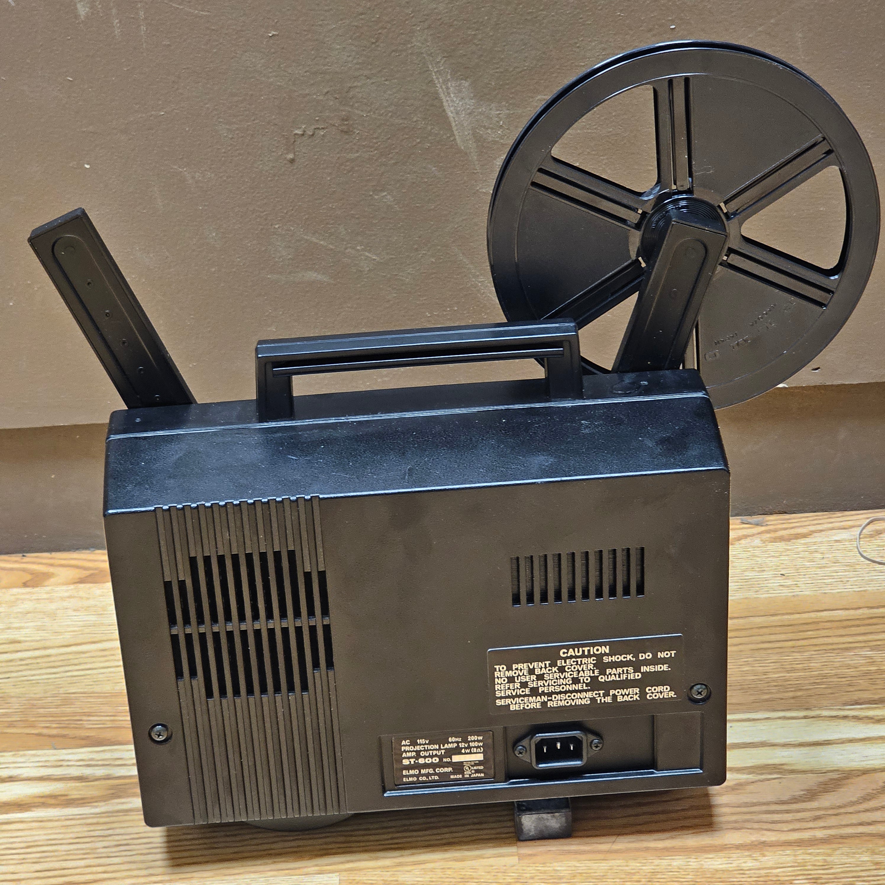 Elmo ST-600 M Super 8mm Sound Projector S# 412214 – Du-All Camera