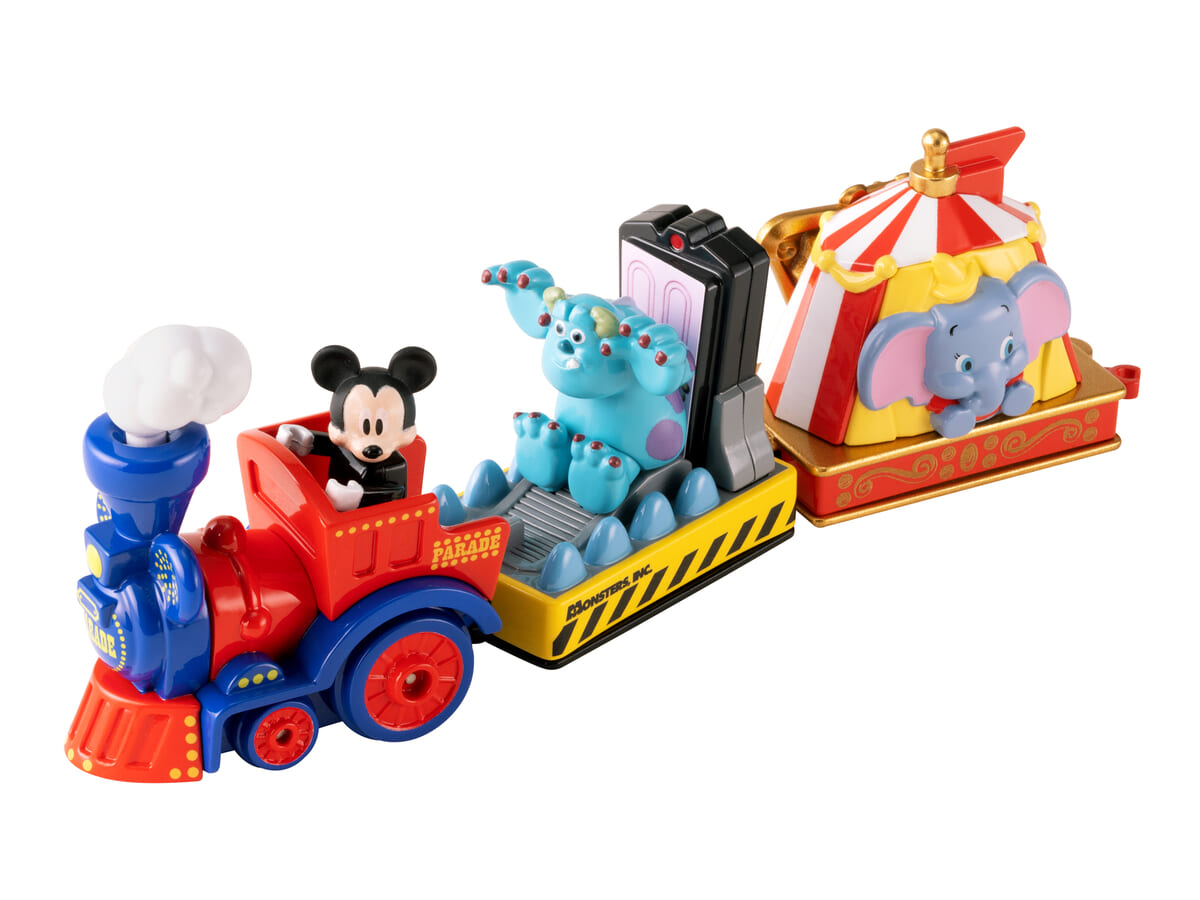 第1弾はミッキー、モンスターズ・インク、ダンボのフロート！タカラ
