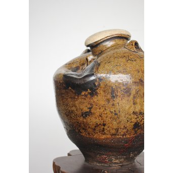 茶人花押印 ルソン壺/呂宋壺 茶壺 P164｜骨董店 のびる 古美術 骨董