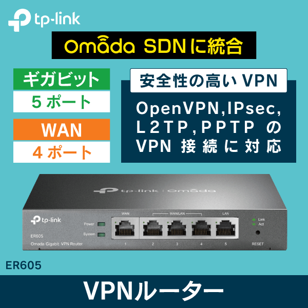 TP-LINK】Omada ギガビット マルチWAN VPNルーター|e431（いいしざい